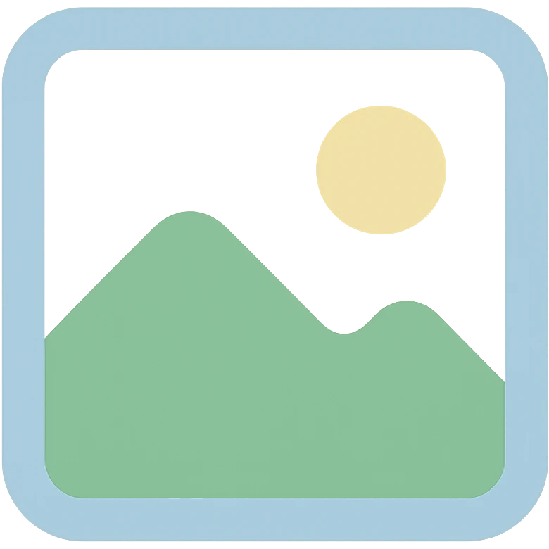 stock image icon, flat color style, simple and clear, no text emoji