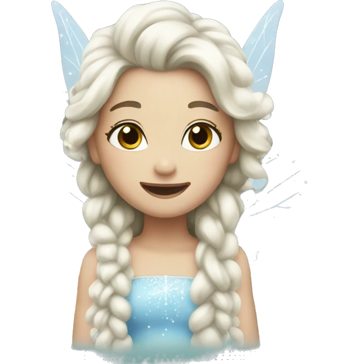Snow fairy emoji