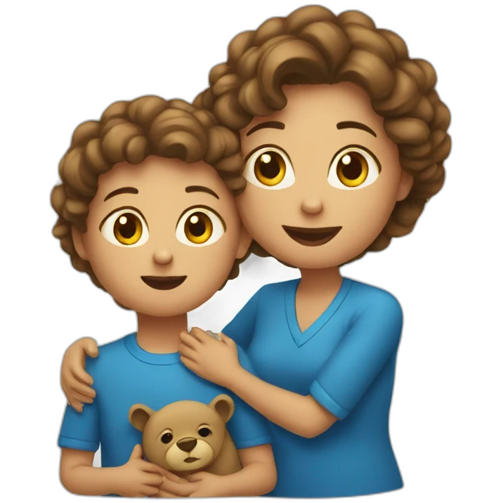 Mama und Sohn emoji