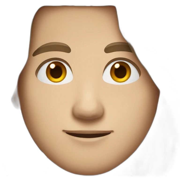 nikita man white skin and brown hair emoji