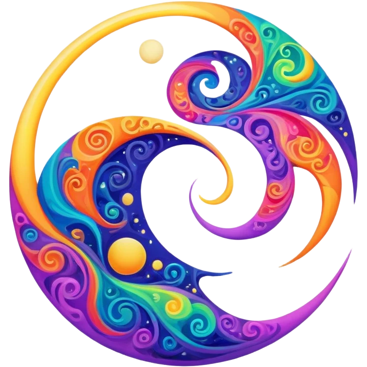 Trippy moon  emoji