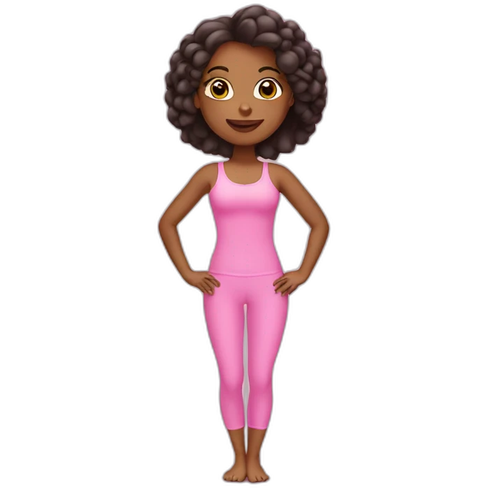 pink pilates princess emoji