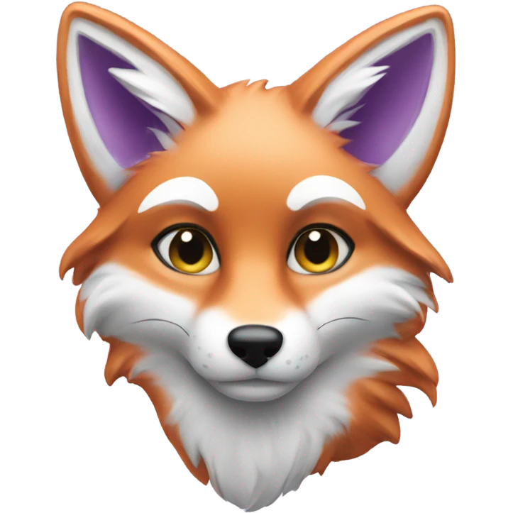 Lilac fox  emoji