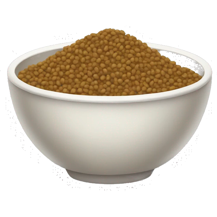 a bowl of lentils emoji