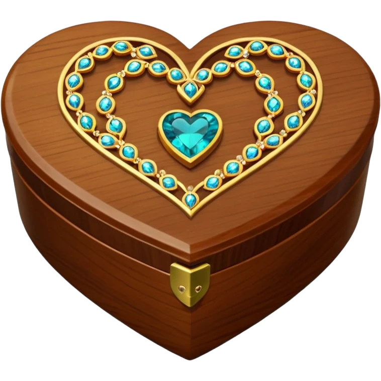 wood heart jewel box emoji