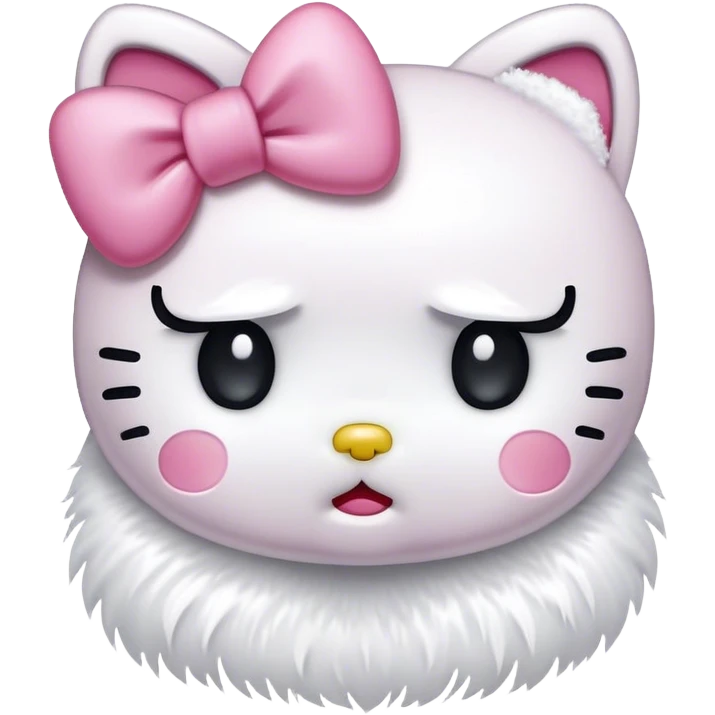 Hello kitty crying emoji
