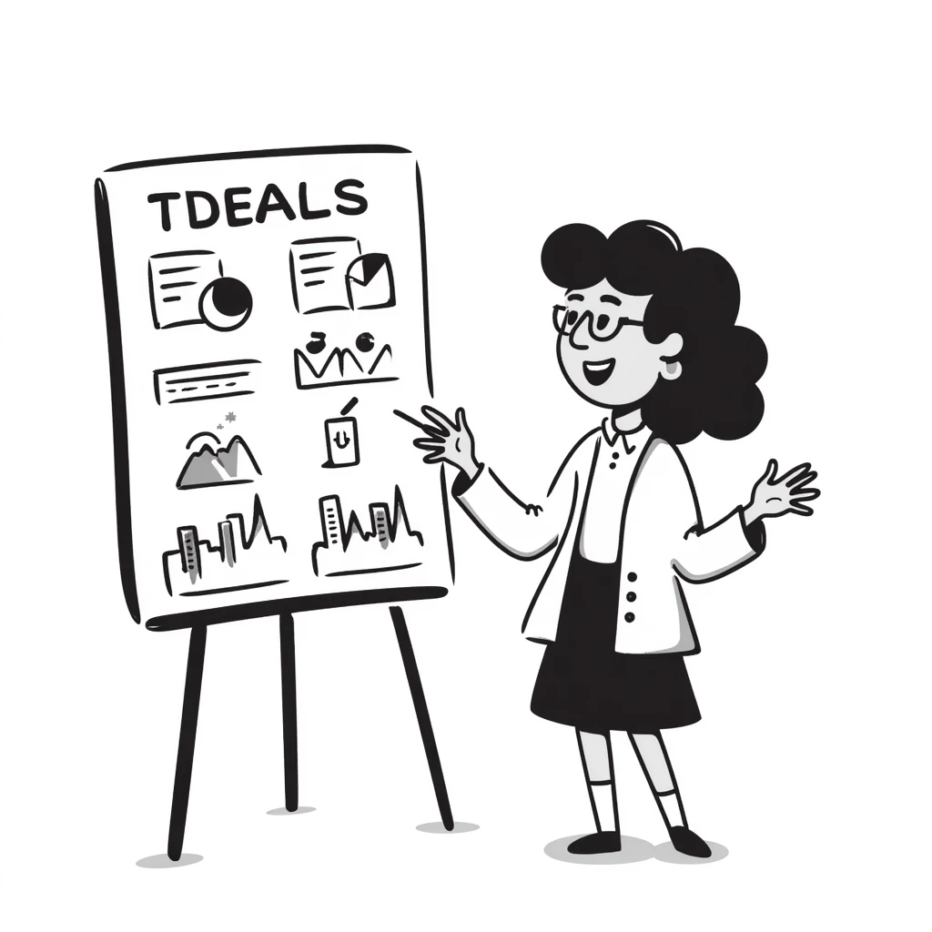 female teacher with black wavy hair, no glasses, teaching and talking emoji