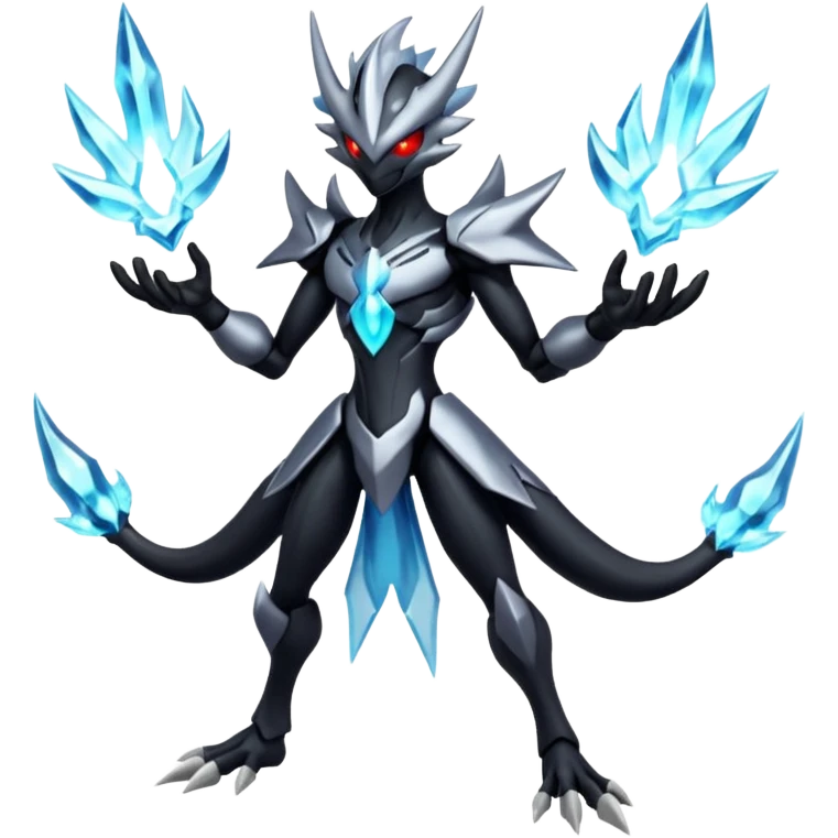 Scizor-Darkrai-Kyurem-fusion, full body emoji