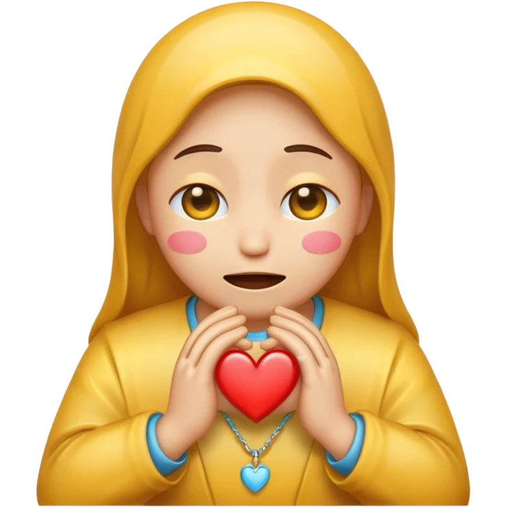Emoji that is crying with praying hands and Heart eyes emoji