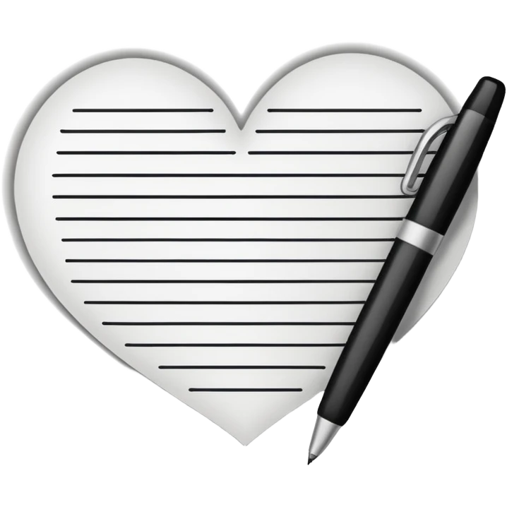 paper and pen doodle emoji