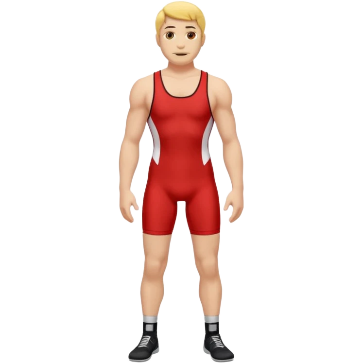 red wrestling singlet emoji