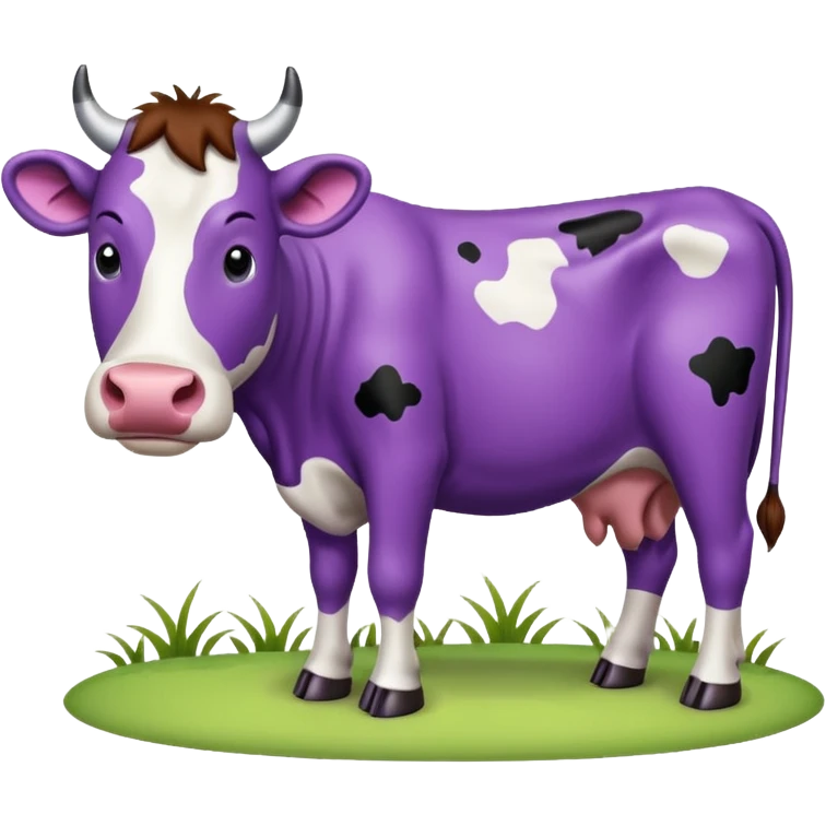 purple cow emoji