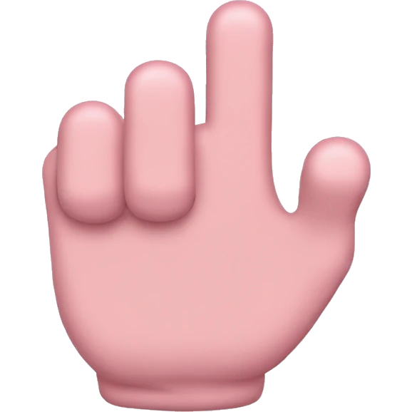 light pink thumbs down emoji