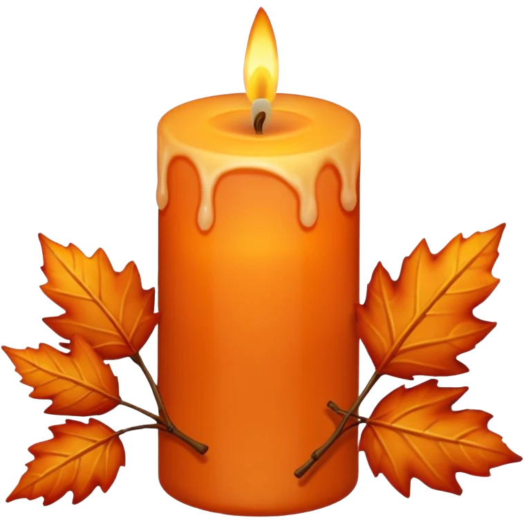 Candle of autmn  emoji