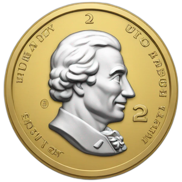 one $ coin emoji