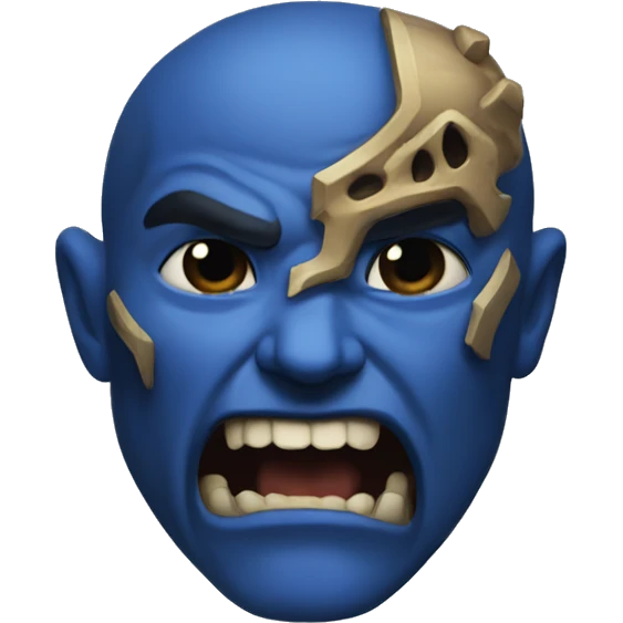 Diablo azul emoji