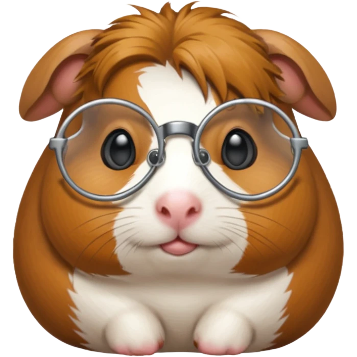 sherlock guinea pig with glasses emoji