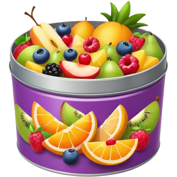 fruit salad in a tin emoji
