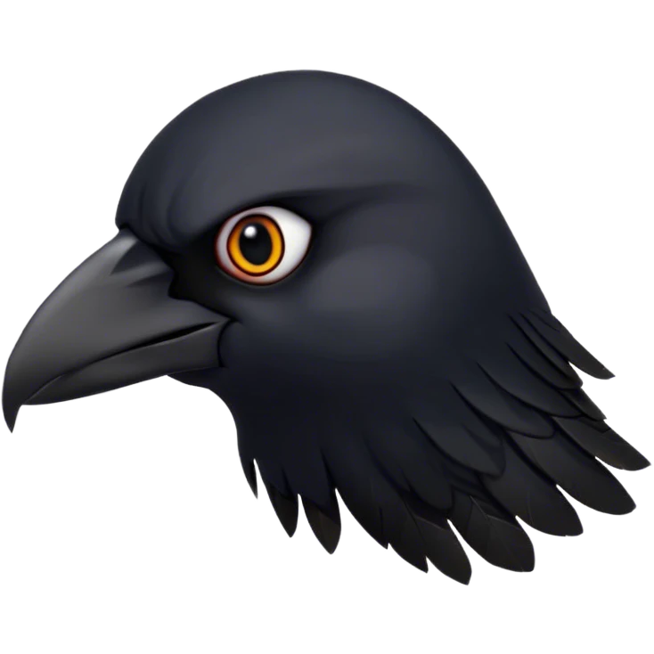 Evil crow emoji