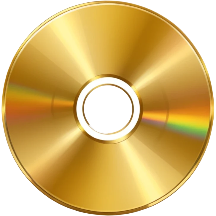gold CD emoji