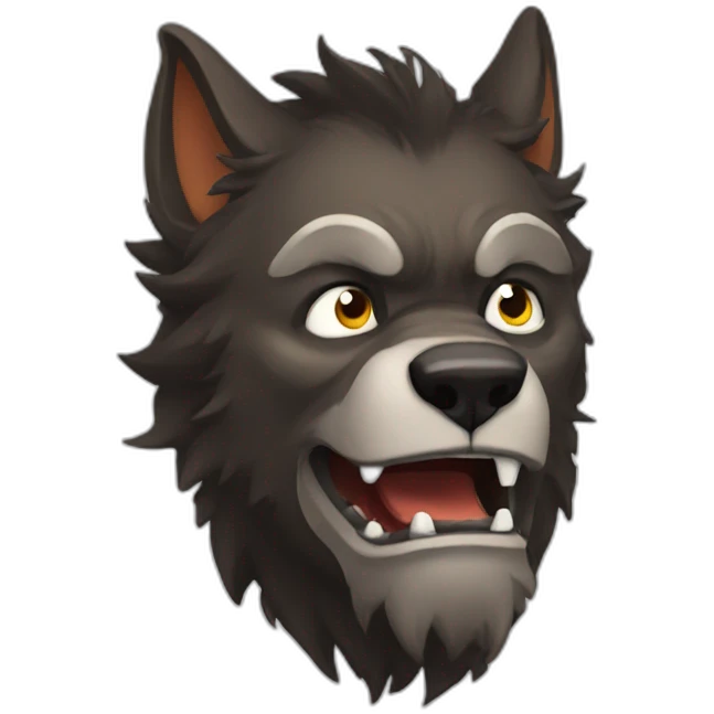 Werewolf emoji