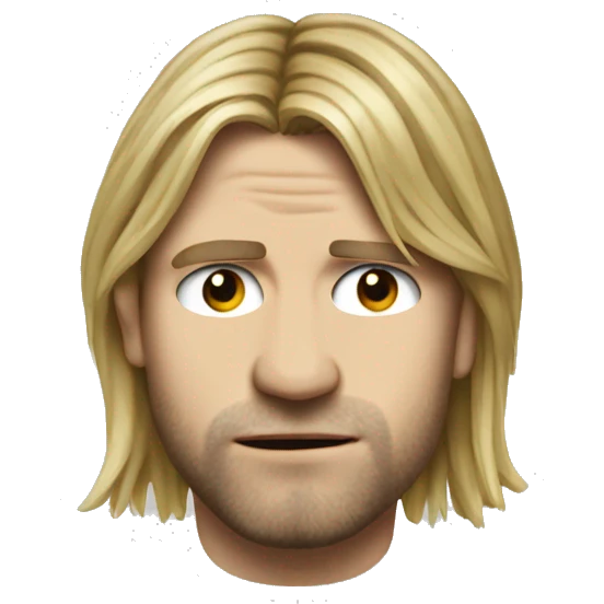 Kurt Cobain mind-blowing emoji emoji