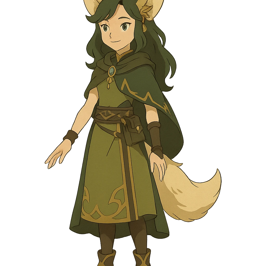 full body Varesa from Genshin Impact emoji