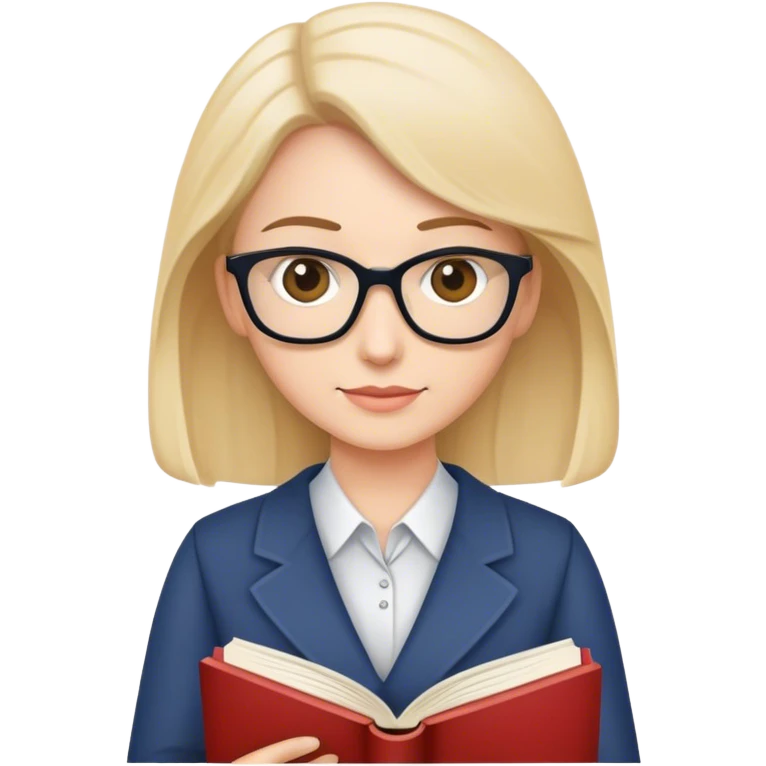 English Teacher with a book emoji