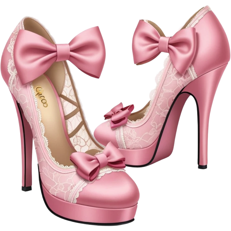 Coquette shoes emoji
