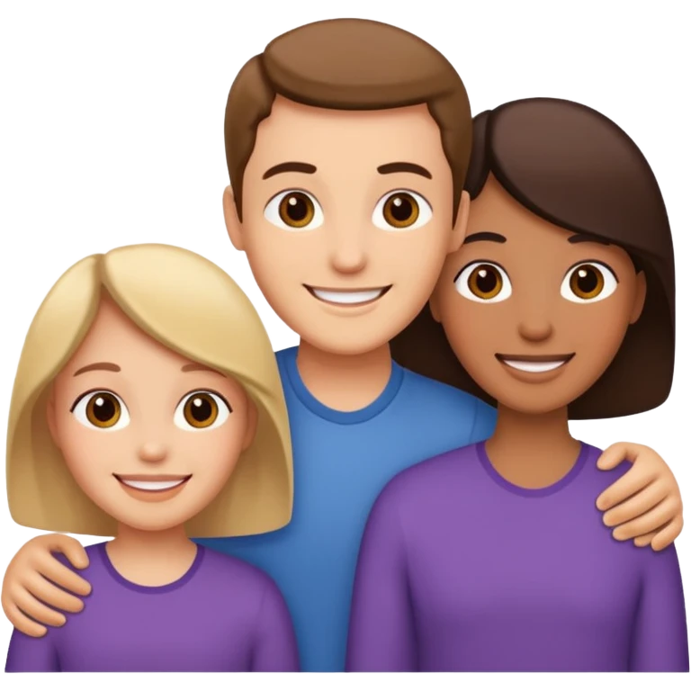 familia 3 personas emoji