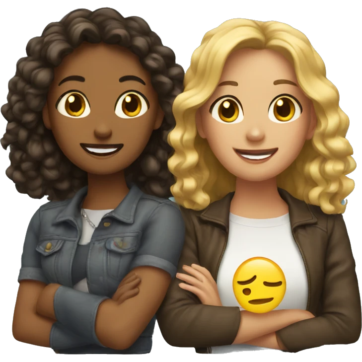 Two girl best friends emoji