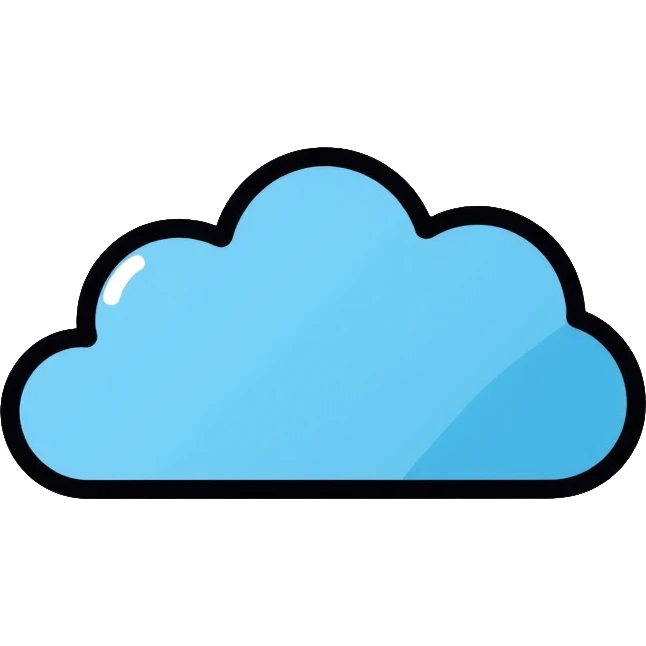 simple cloud emoji