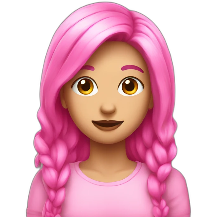 awesome pink emoji