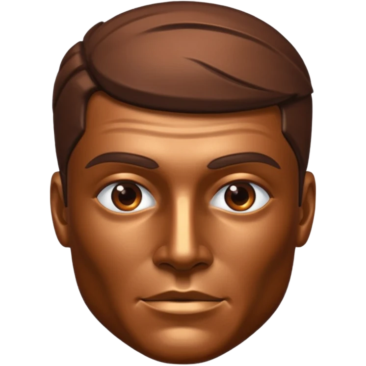 bronze man emoji