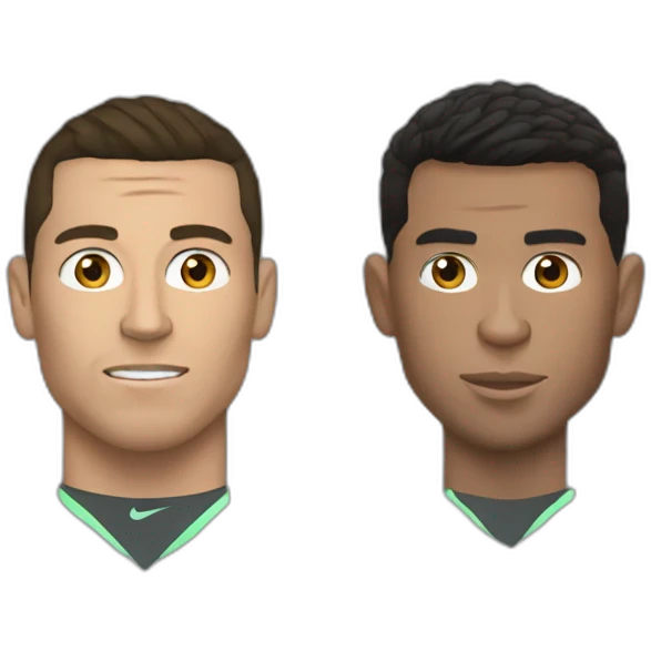 Ronaldo contre Messi emoji