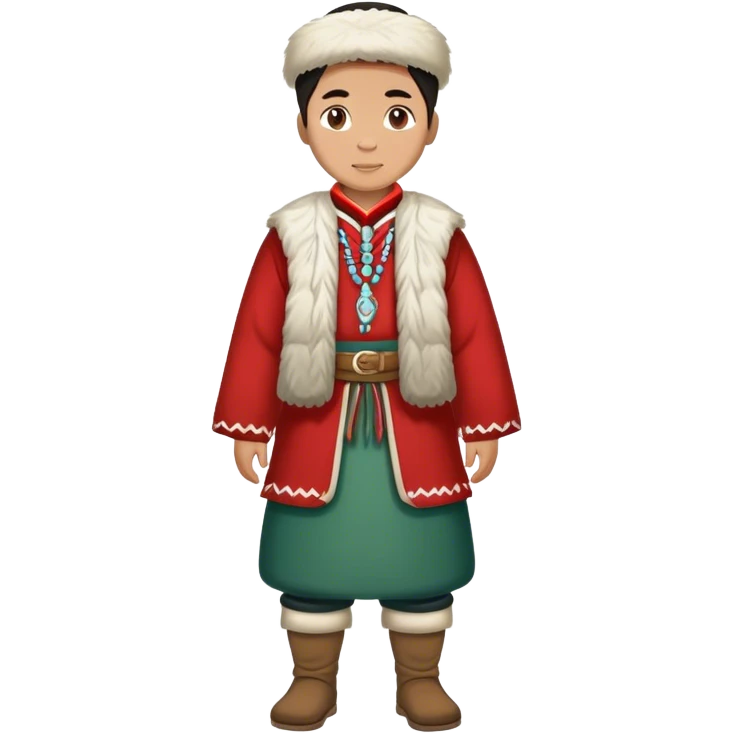 photorealistic greenland citizen standing full length emoji