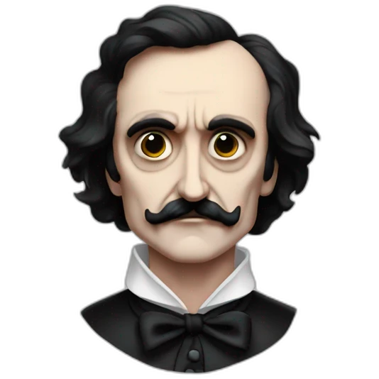 Edgar Allan Poe black metal emoji