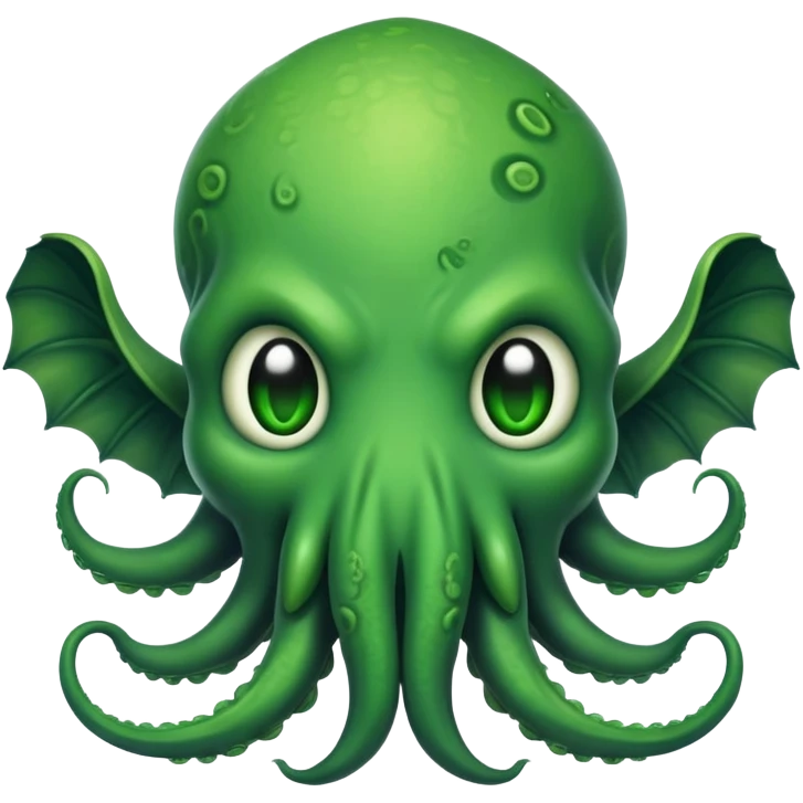 cute smiling Cthulhu emoji
