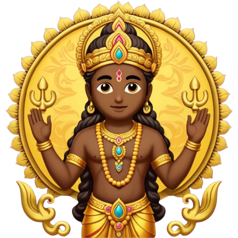 Create god murugan om style  emoji