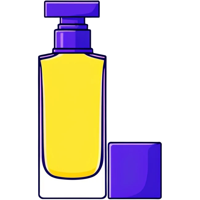 Fancy AVON fragrance bottle with purple liquid emoji