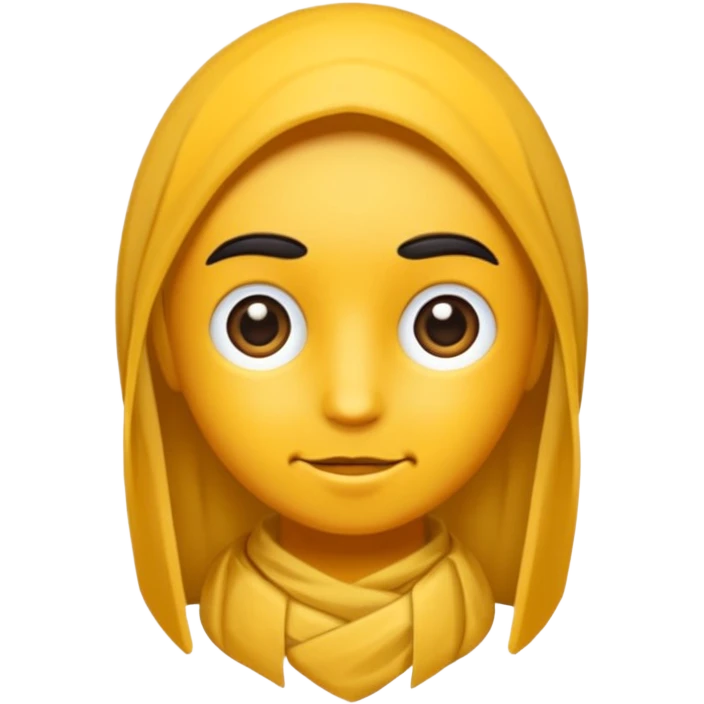 Siyah dümdüz saçlı makyajı soft ve ruju kiko  olan bir kız emoji