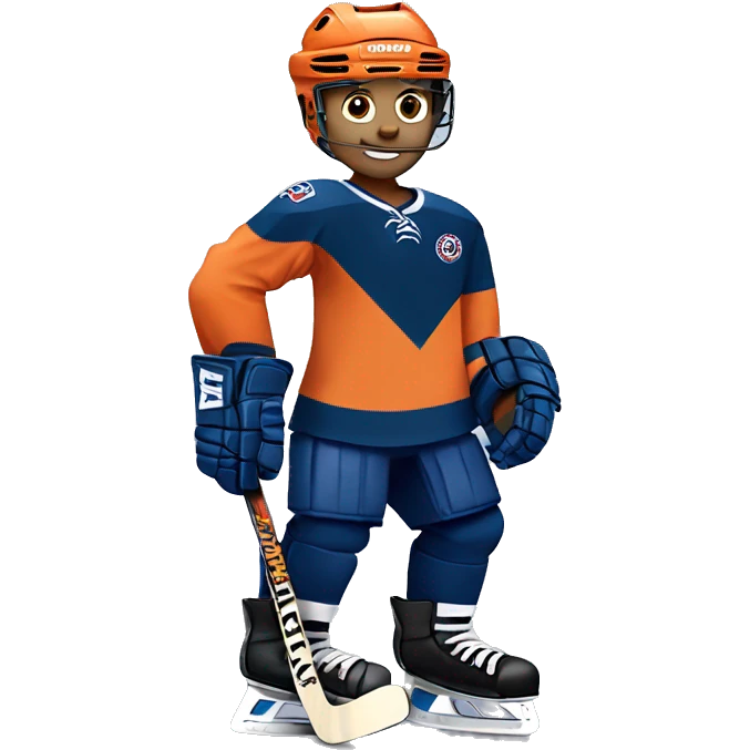 Hockey player broken arm emoji