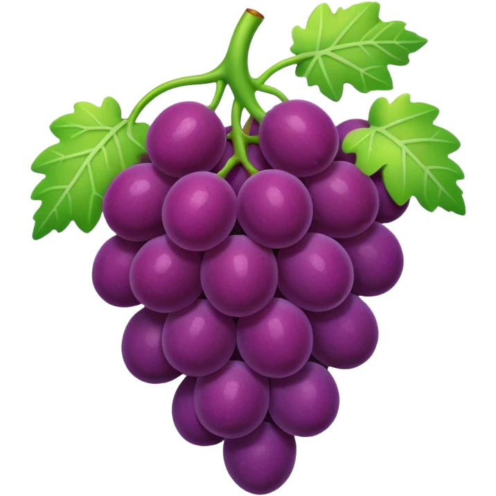 knitted fruit grape   emoji