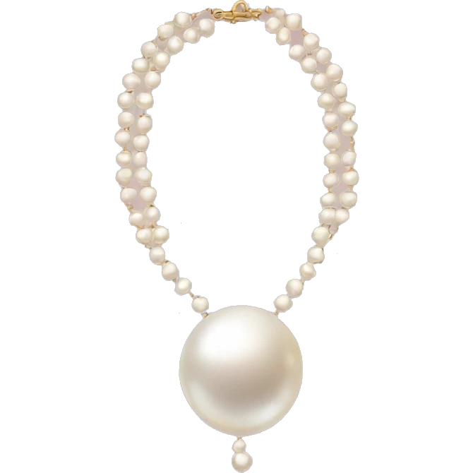 pearl necklace emoji