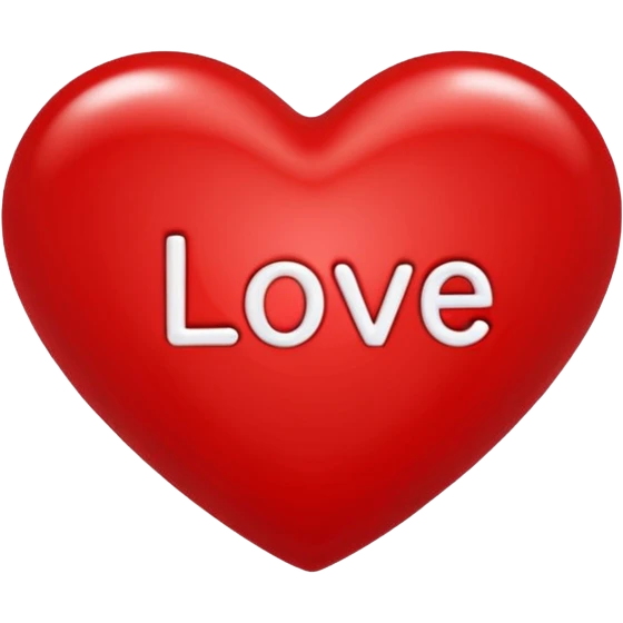 Heart with love emoji