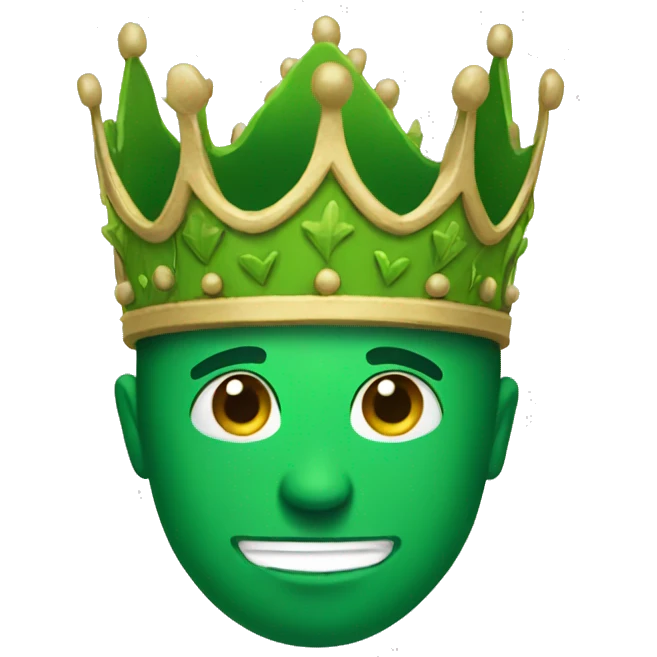 green crown emoji