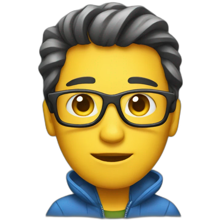 Developer with a mac emoji