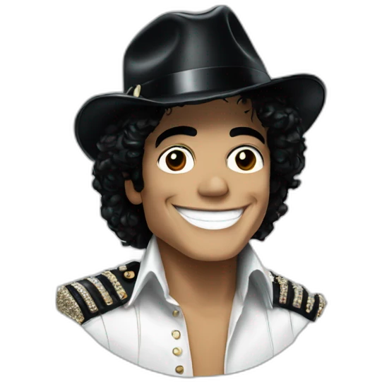 Michael Jackson smiling emoji