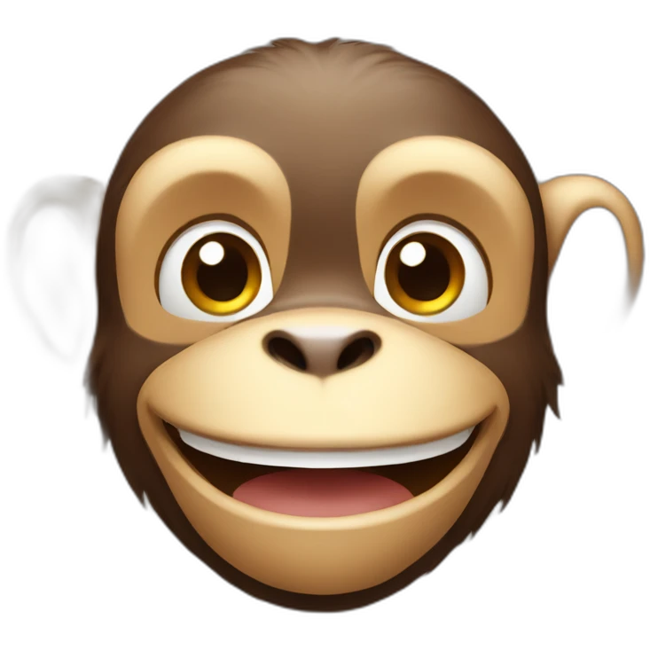 happy monkey emoji