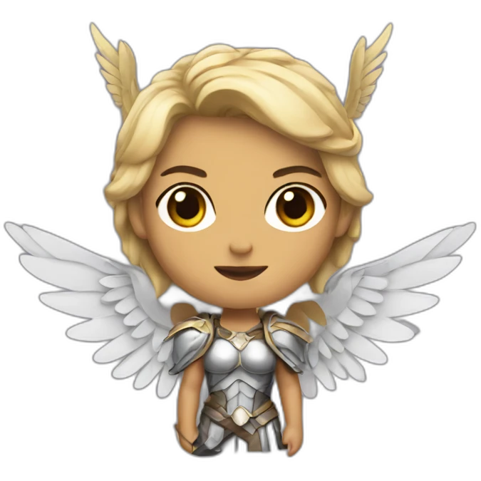 Valkyrie with wings  emoji